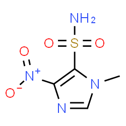 ChemSpider 2D Image | 1-Methyl-4-nitro-1H-imidazole-5-sulfonamide | C4H6N4O4S
