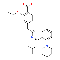ChemSpider 2D Image | (-)-repaglinide | C27H36N2O4