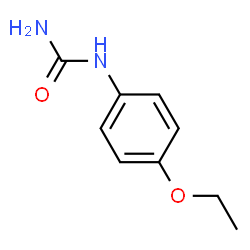 ChemSpider 2D Image | (4-Ethoxyphenyl)urea | C9H12N2O2