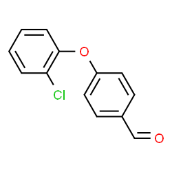 ChemSpider 2D Image | 4-(2-Chlorophenoxy)benzaldehyde | C13H9ClO2