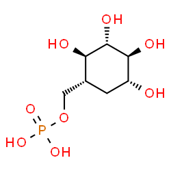 ChemSpider 2D Image | [(1R,2R,3S,4S,5R)-2,3,4,5-Tetrahydroxycyclohexyl]methyl dihydrogen phosphate | C7H15O8P