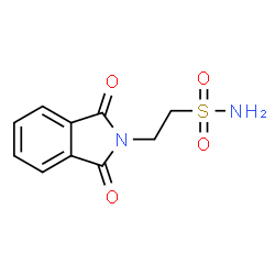 ChemSpider 2D Image | 2-Phthalimidoethanesulfonamide | C10H10N2O4S