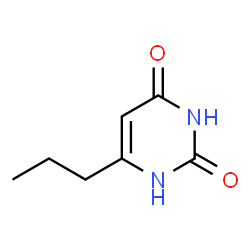 ChemSpider 2D Image | 6-Propyl-2,4(1H,3H)-pyrimidinedione | C7H10N2O2