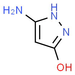 ChemSpider 2D Image | 3-Amino-5-pyrazolone | C3H5N3O
