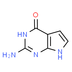 ChemSpider 2D Image | 7-Deazaguanine | C6H6N4O