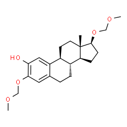 ChemSpider 2D Image | (17beta)-3,17-Bis(methoxymethoxy)estra-1(10),2,4-trien-2-ol | C22H32O5