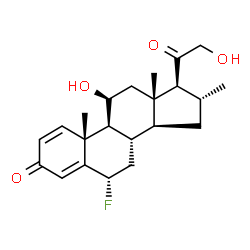 ChemSpider 2D Image | Fluocortolone | C22H29FO4