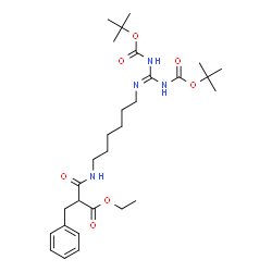 ChemSpider 2D Image | Ethyl 16-benzyl-2,2-dimethyl-6-({[(2-methyl-2-propanyl)oxy]carbonyl}amino)-4,15-dioxo-3-oxa-5,7,14-triazaheptadec-6-en-17-oate | C29H46N4O7