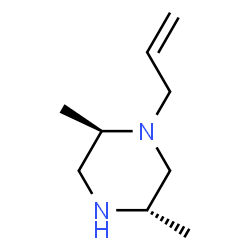 ChemSpider 2D Image | trans-1-allyl-2,5-dimethylpiperazine | C9H18N2