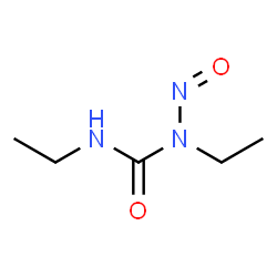 ChemSpider 2D Image | 1,3-Diethyl-1-nitrosourea | C5H11N3O2