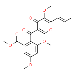 ChemSpider 2D Image | 3-O-methylfunicone | C20H20O8