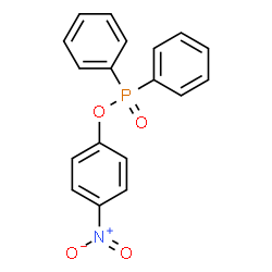 ChemSpider 2D Image | 4-Nitrophenyl diphenylphosphinate | C18H14NO4P