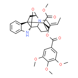 ChemSpider 2D Image | Methyl (2beta,3xi,5beta,16R,19Z)-17-[(3,4,5-trimethoxybenzoyl)oxy]-1,2-dihydro-2,5-epoxyakuammilan-16-carboxylate | C31H34N2O8