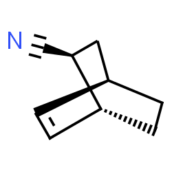 ChemSpider 2D Image | (1R,2S,4R)-Bicyclo[2.2.2]oct-5-ene-2-carbonitrile | C9H11N