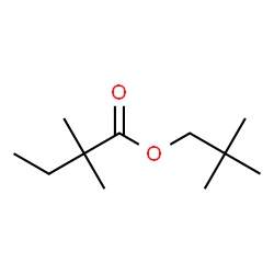 ChemSpider 2D Image | 2,2-Dimethylpropyl 2,2-dimethylbutanoate | C11H22O2
