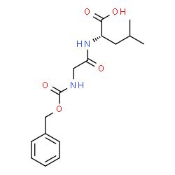 ChemSpider 2D Image | N-[(Benzyloxy)carbonyl]glycyl-L-leucine | C16H22N2O5