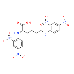 ChemSpider 2D Image | DI-DNP-L-LYSINE | C18H18N6O10