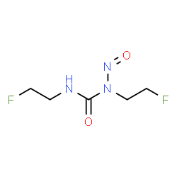 ChemSpider 2D Image | 1,3-Bis(2-fluoroethyl)-1-nitrosourea | C5H9F2N3O2