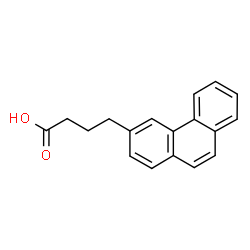 ChemSpider 2D Image | 4-(3-Phenanthryl)butanoic acid | C18H16O2