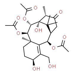 ChemSpider 2D Image | Taxezopidine B | C26H38O10