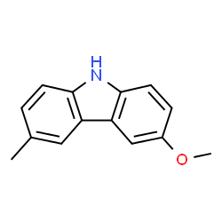 ChemSpider 2D Image | 3-Methoxy-6-methyl-9H-carbazole | C14H13NO