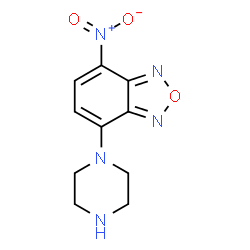 ChemSpider 2D Image | 4-Nitro-7-piperazinobenzofurazan | C10H11N5O3