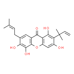ChemSpider 2D Image | iso-Alvaxanthone | C23H24O6