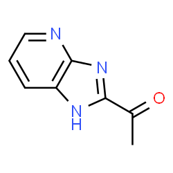 ChemSpider 2D Image | 2-acetylimidazo(4,5-b)pyridine | C8H7N3O