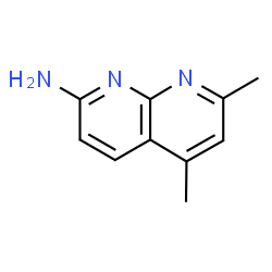 ChemSpider 2D Image | 5,7-DIMETHYL[1,8]NAPHTHYRIDIN-2-AMINE | C10H11N3