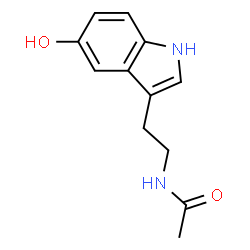 ChemSpider 2D Image | N-Acetylserotonin | C12H14N2O2