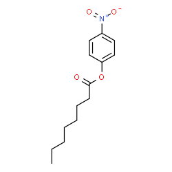 ChemSpider 2D Image | 4-Nitrophenyl caprylate | C14H19NO4