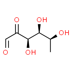 ChemSpider 2D Image | 6-Deoxy-L-arabino-hexos-2-ulose | C6H10O5