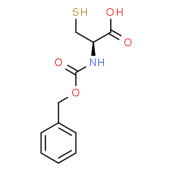 ChemSpider 2D Image | N-[(Benzyloxy)carbonyl]-L-cysteine | C11H13NO4S