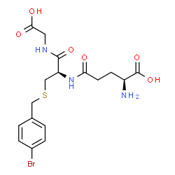 ChemSpider 2D Image | L-gamma-Glutamyl-S-(4-bromobenzyl)-L-cysteinylglycine | C17H22BrN3O6S