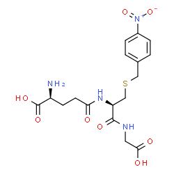 ChemSpider 2D Image | S-(4-Nitrobenzyl)glutathione | C17H22N4O8S