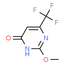 ChemSpider 2D Image | 2-methoxy-6-(trifluoromethyl)-1H-pyrimidin-4-one | C6H5F3N2O2