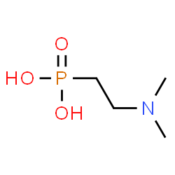 ChemSpider 2D Image | 2-dimethylaminoethylphosphonic acid | C4H12NO3P