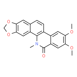 ChemSpider 2D Image | OXYNITIDINE | C21H17NO5