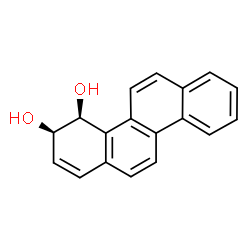 ChemSpider 2D Image | (3R,4S)-3,4-Dihydro-3,4-chrysenediol | C18H14O2