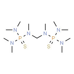 ChemSpider 2D Image | N,N'''-Methylenebis[N,N',N',N',N'-pentamethyl(phosphorothioic triamide)] | C11H32N6P2S2