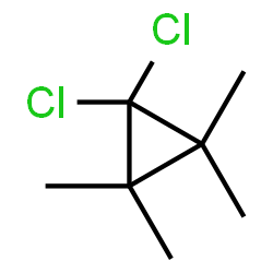 ChemSpider 2D Image | 1,1-Dichloro-2,2,3,3-tetramethylcyclopropane | C7H12Cl2