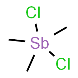 ChemSpider 2D Image | Dichloro(trimethyl)stiborane | C3H9Cl2Sb