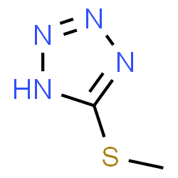 ChemSpider 2D Image | 5-methylthiotetrazole | C2H4N4S