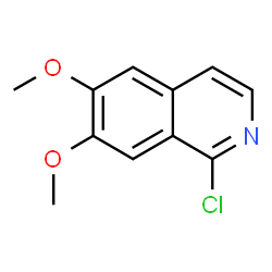 ChemSpider 2D Image | 1-Chloro-6,7-dimethoxyisoquinoline | C11H10ClNO2