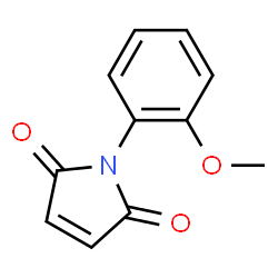 ChemSpider 2D Image | N-(2-methoxyphenyl)maleimide | C11H9NO3