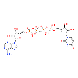 ChemSpider 2D Image | P1-(5'-Adenosine)p4-(5'-Uridine)-Beta,Gamma-Methylene Tetraphosphate | C20H29N7O20P4