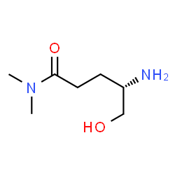 ChemSpider 2D Image | (4S)-4-Amino-5-hydroxy-N,N-dimethylpentanamide | C7H16N2O2