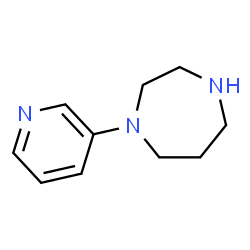 ChemSpider 2D Image | 1-(3-Pyridinyl)-1,4-diazepane | C10H15N3