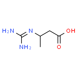 ChemSpider 2D Image | 3-Carbamimidamidobutanoic acid | C5H11N3O2