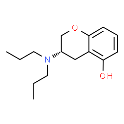 ChemSpider 2D Image | (3S)-3-(Dipropylamino)-5-chromanol | C15H23NO2